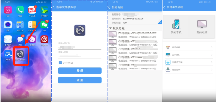 灰鴿子、向日葵、To desk、Team Viewer、Anydesk